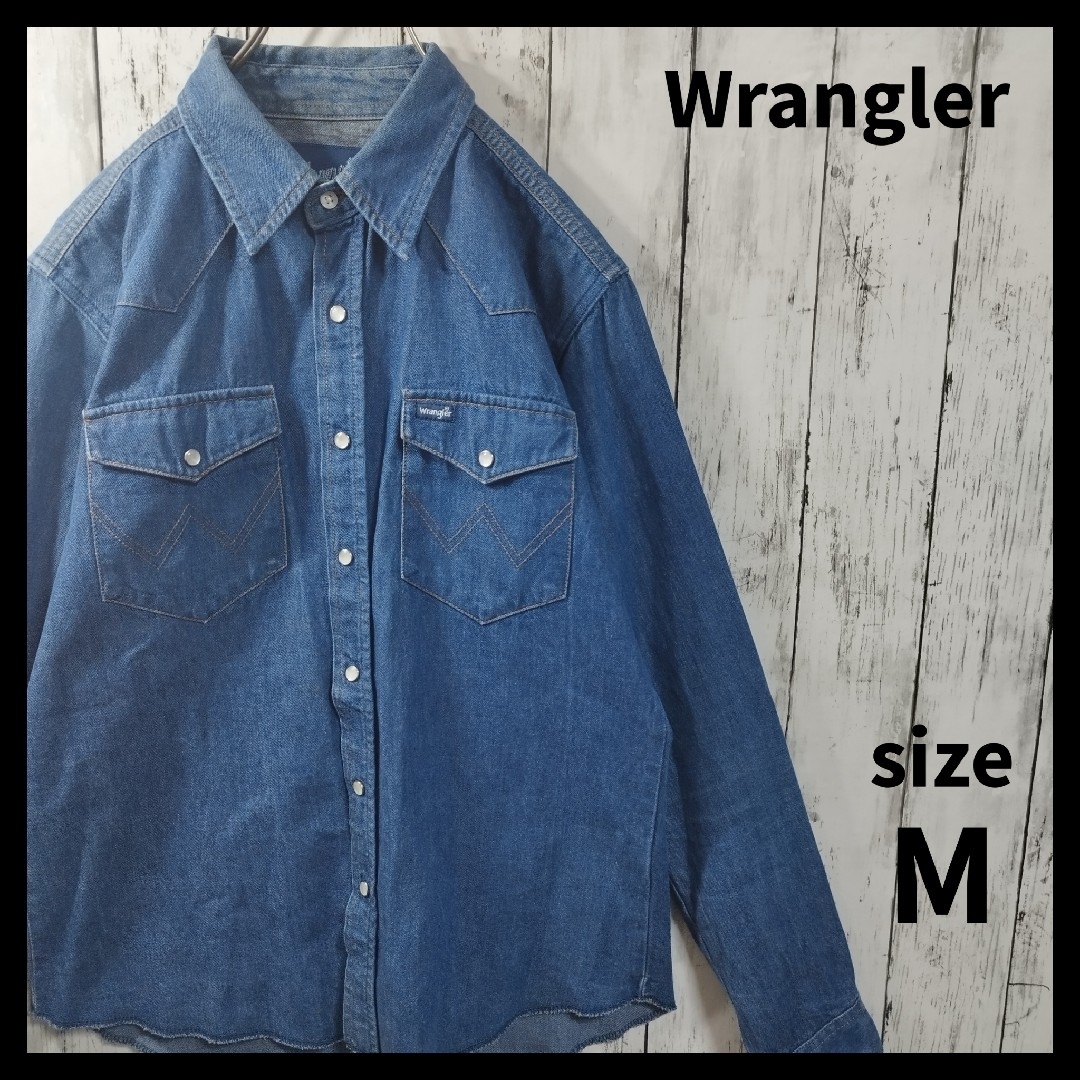 Wrangler(ラングラー)の【Wrangler】Denim Western Shirt　D600 メンズのトップス(シャツ)の商品写真