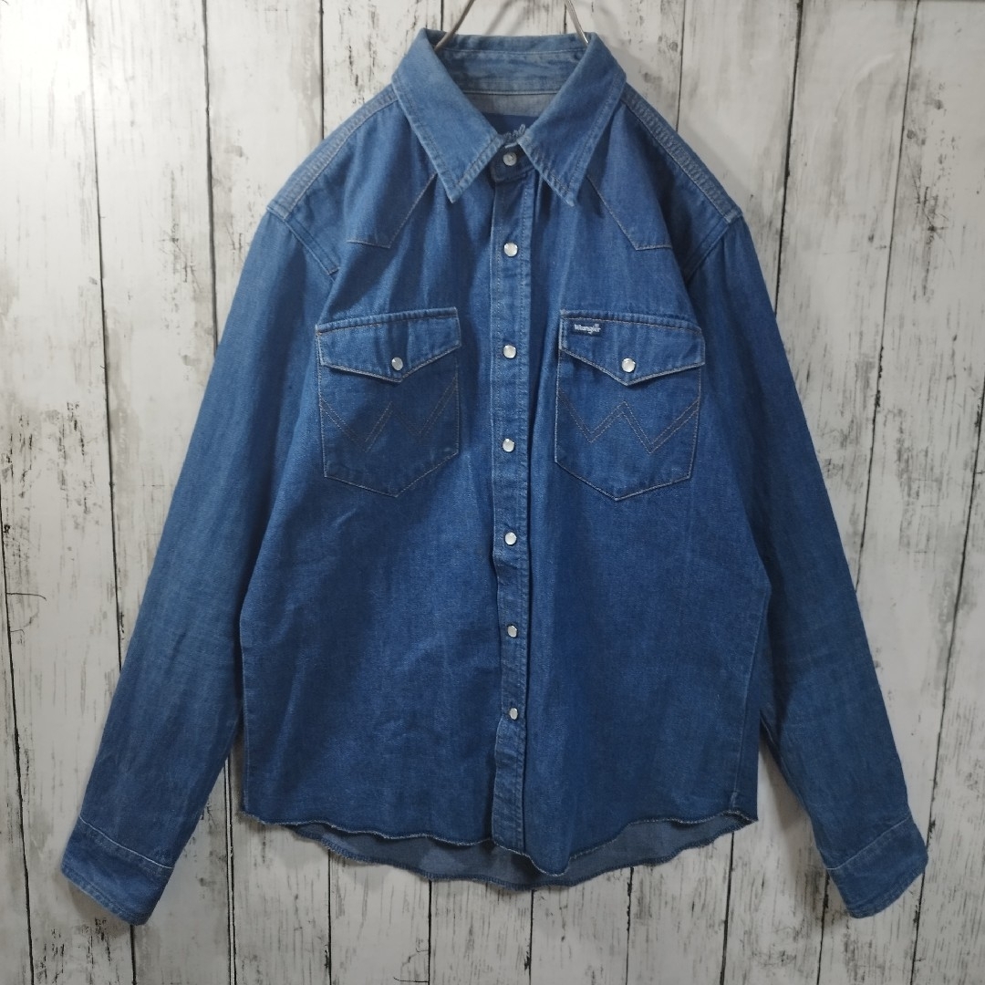 Wrangler(ラングラー)の【Wrangler】Denim Western Shirt　D600 メンズのトップス(シャツ)の商品写真