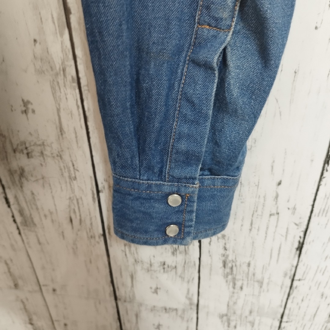 Wrangler(ラングラー)の【Wrangler】Denim Western Shirt　D600 メンズのトップス(シャツ)の商品写真