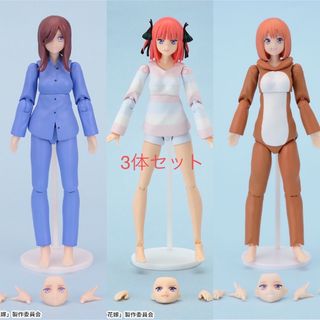 セガ(SEGA)の【3体セット】五等分の花嫁Movingood!!!中野二乃&中野三玖& 中野四葉(アニメ/ゲーム)