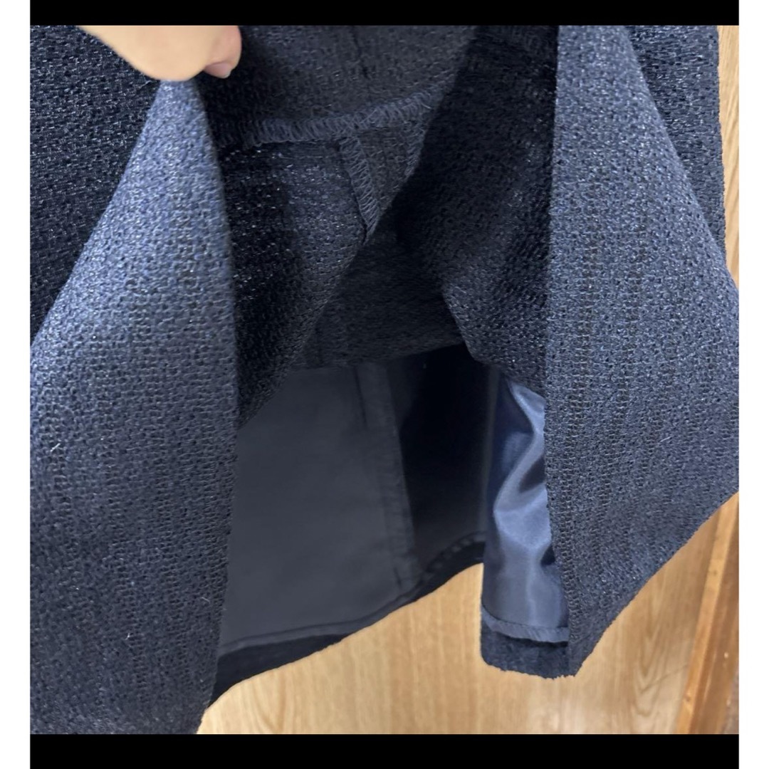 自由区(ジユウク)の自由区 カラミ ツイード スカート　36(S) レディースのスカート(ひざ丈スカート)の商品写真