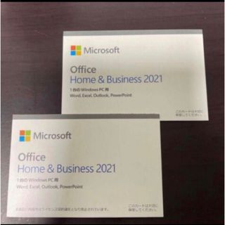 マイクロソフト(Microsoft)の【新品】3枚セット　office2021 home&business 純正品(PC周辺機器)