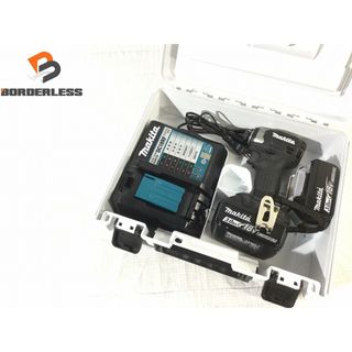 マキタ(Makita)の☆美品☆ makita マキタ 18V 充電式インパクトドライバー TD173D 黒 バッテリー2個(3.0Ah) 充電器 ケース付 コードレス 87660(工具)