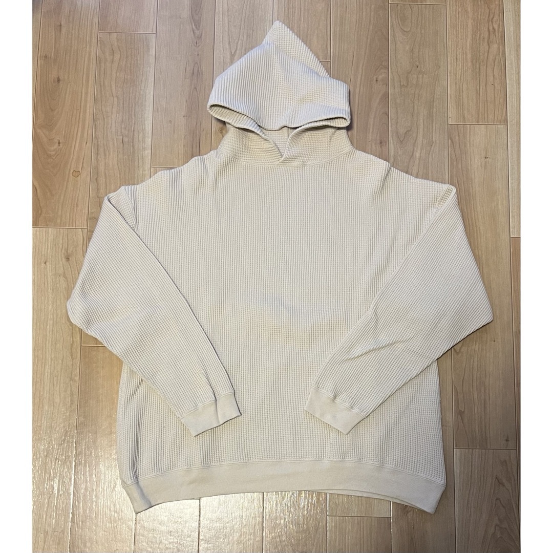 Sanca BIG WAFFLE HOODY ワッフル サーマル メンズのトップス(パーカー)の商品写真