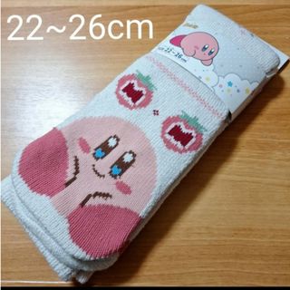 フクスケ(fukuske)の22~26cm　ぽかもふ毛布ソックス　カービィ(ソックス)