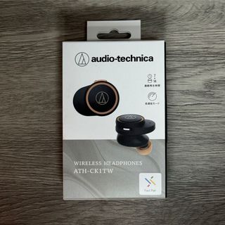 オーディオテクニカ(audio-technica)のaudio-technica ワイヤレスイヤホン ブラック ATH-CK1TW (ヘッドフォン/イヤフォン)