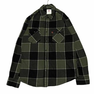 リーバイス(Levi's)のLevi's 長袖シャツ チェック 両胸ポケット ロゴタグ US古着 n49(シャツ)