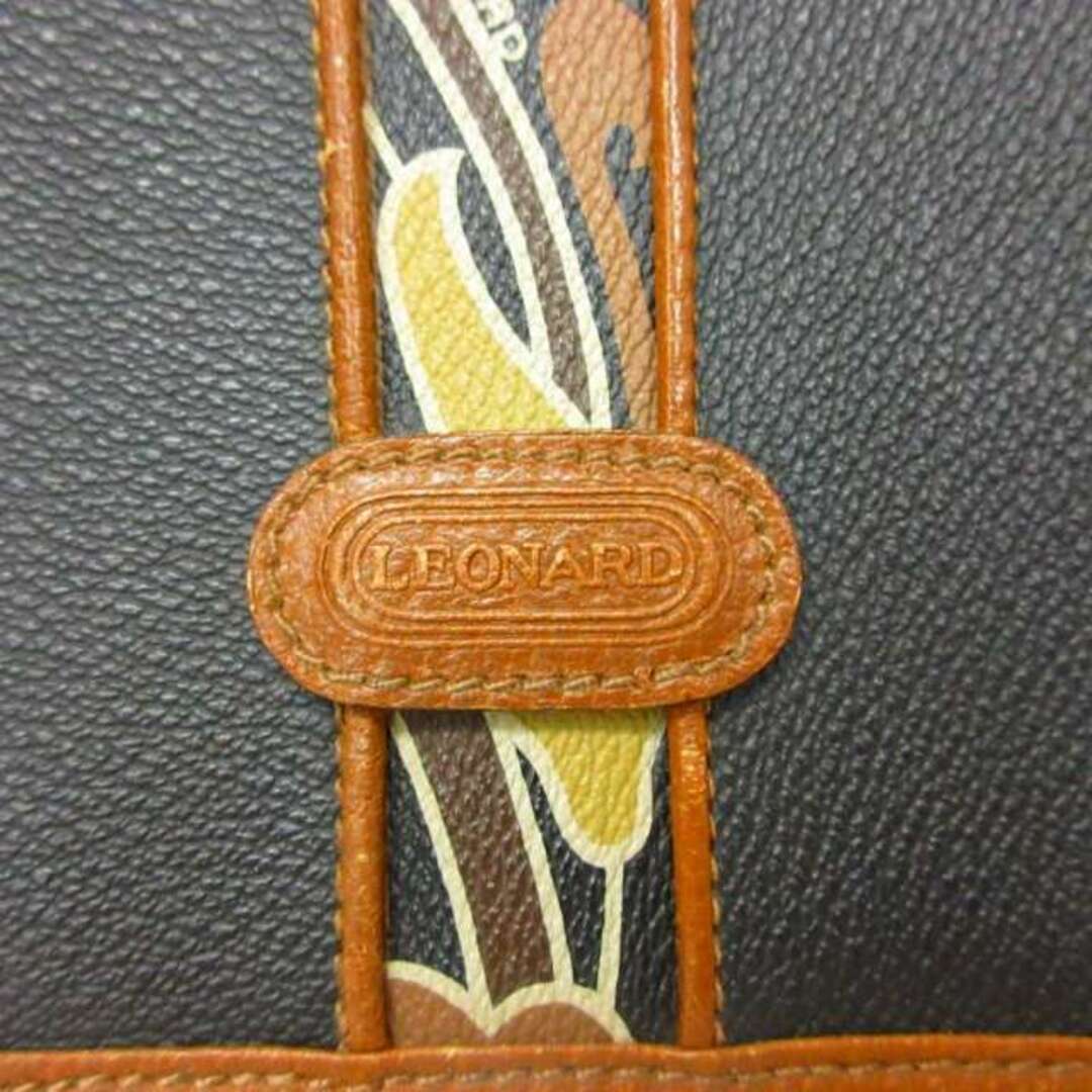 LEONARD(レオナール)のレオナール LEONARD 美品 クロスボディ レザー ロゴ ■WY 0313 レディースのバッグ(ショルダーバッグ)の商品写真