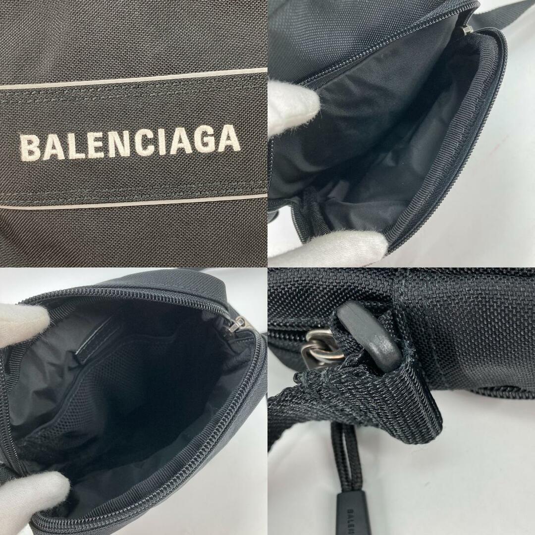 Balenciaga(バレンシアガ)のバレンシアガ BALENCIAGA スポーツ メッセンジャーバッグS 638657 バイカラー 斜め掛け ポシェット ショルダーバッグ ナイロン ブラック メンズのバッグ(ショルダーバッグ)の商品写真