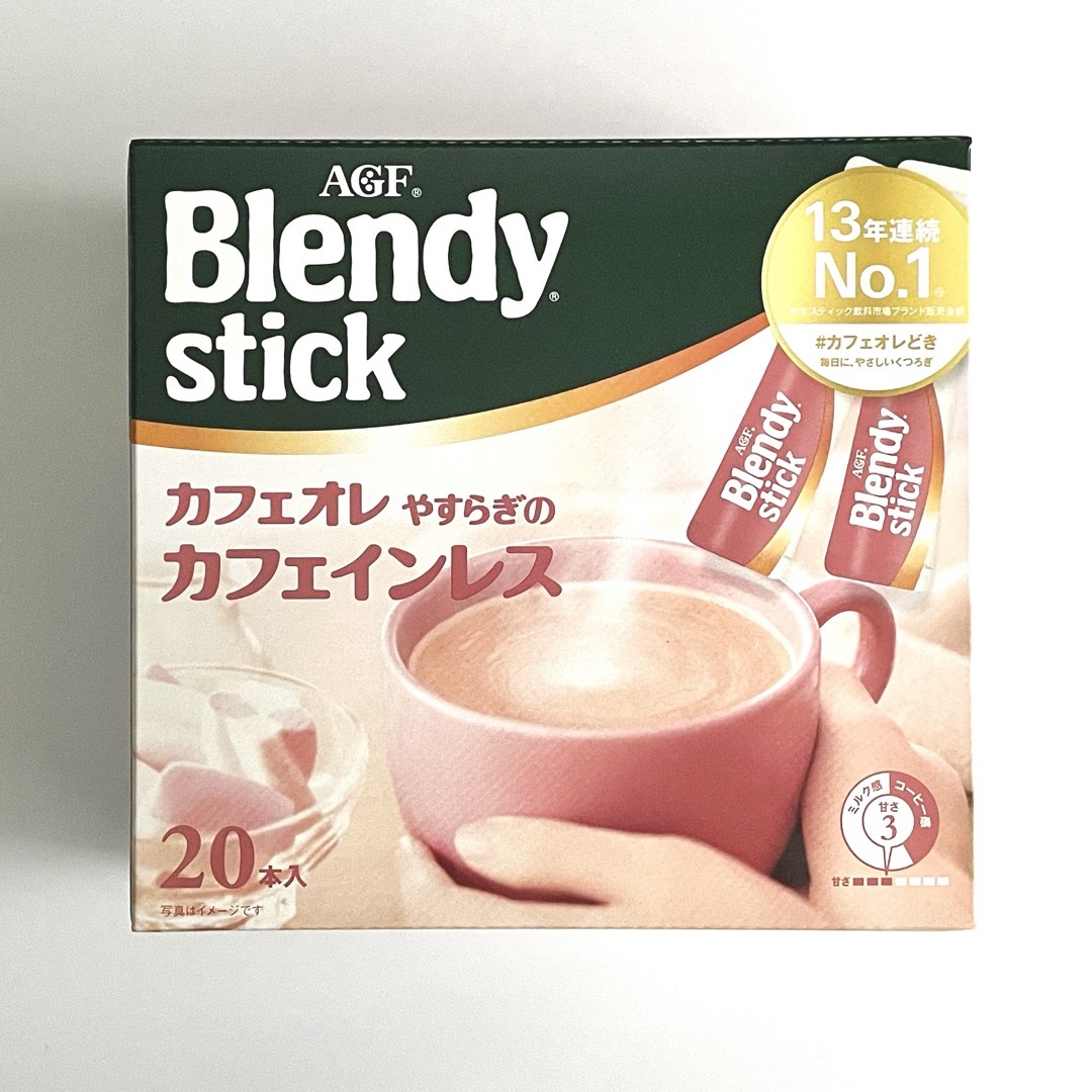 AGF(エイージーエフ)のブレンディスティック　カフェインレス　カフェオレ　20P おまけ1本付き 食品/飲料/酒の飲料(コーヒー)の商品写真