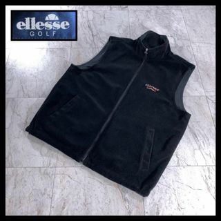 エレッセ(ellesse)の00s 古着 エレッセ テック ナイロン ベロアフリース リバーシブル ベスト(ベスト)