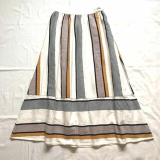 トゥデイフル(TODAYFUL)のインド製　トゥディフル　ロングスカート　コットン　マルチカラー　春夏　S(ロングスカート)