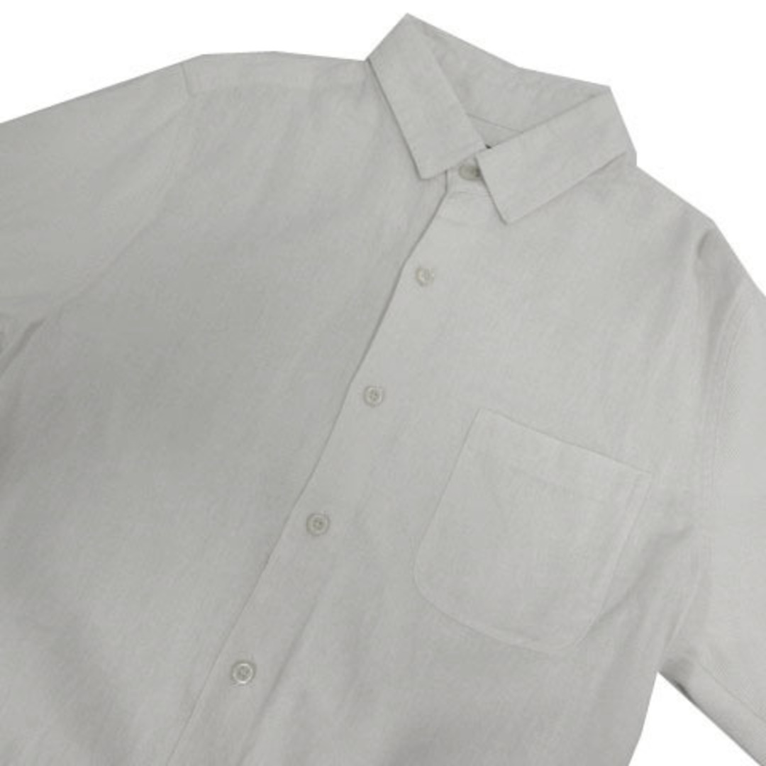 URBAN RESEARCH(アーバンリサーチ)のアーバンリサーチ シャツ 長袖 切替え リネン60％ ホワイト 白 38 メンズのトップス(シャツ)の商品写真