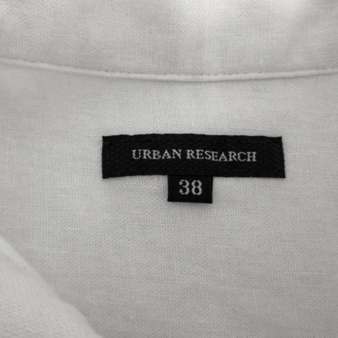 URBAN RESEARCH(アーバンリサーチ)のアーバンリサーチ シャツ 長袖 切替え リネン60％ ホワイト 白 38 メンズのトップス(シャツ)の商品写真