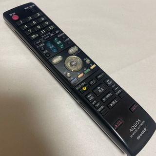 B7808 SHARP AQUOS レコーダー　リモコン　GA558PA(その他)