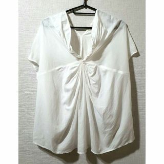 ニトカ　ブラウス　ノースリーブ　シアーブラウス　トップス　キュプラ　袖なし　夏服