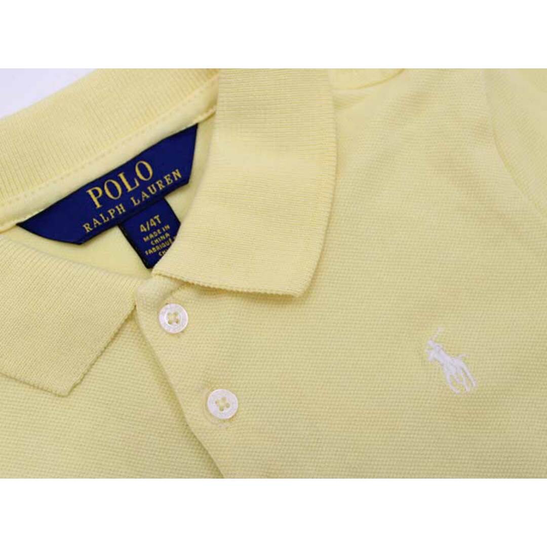 Ralph Lauren(ラルフローレン)の◇ラルフローレン/Ralph Lauren◇110cm 半袖ワンピース 黄【中古】子供服 キッズ kids 女の子 夏 117032 onepi キッズ/ベビー/マタニティのキッズ服女の子用(90cm~)(ワンピース)の商品写真