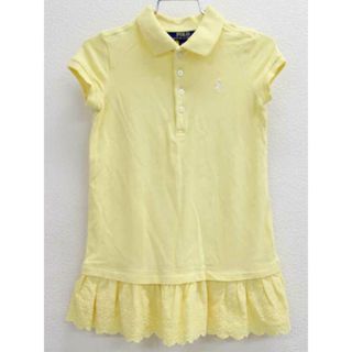 ラルフローレン(Ralph Lauren)の◇ラルフローレン/Ralph Lauren◇110cm 半袖ワンピース 黄【中古】子供服 キッズ kids 女の子 夏 117032 onepi(ワンピース)