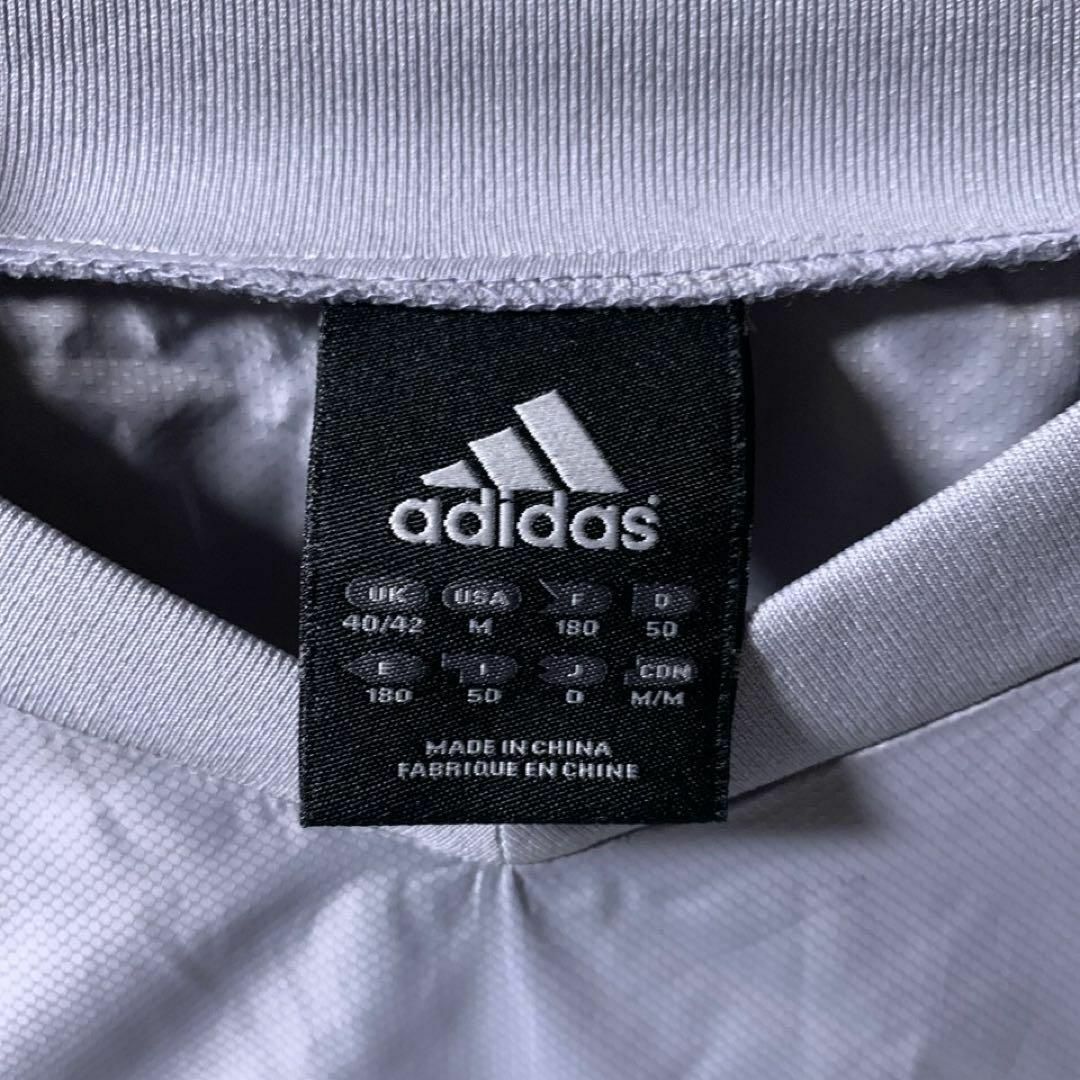 adidas(アディダス)の00s 古着 adidas ナイロン プルオーバー ピステ グレー XL メンズのジャケット/アウター(ナイロンジャケット)の商品写真
