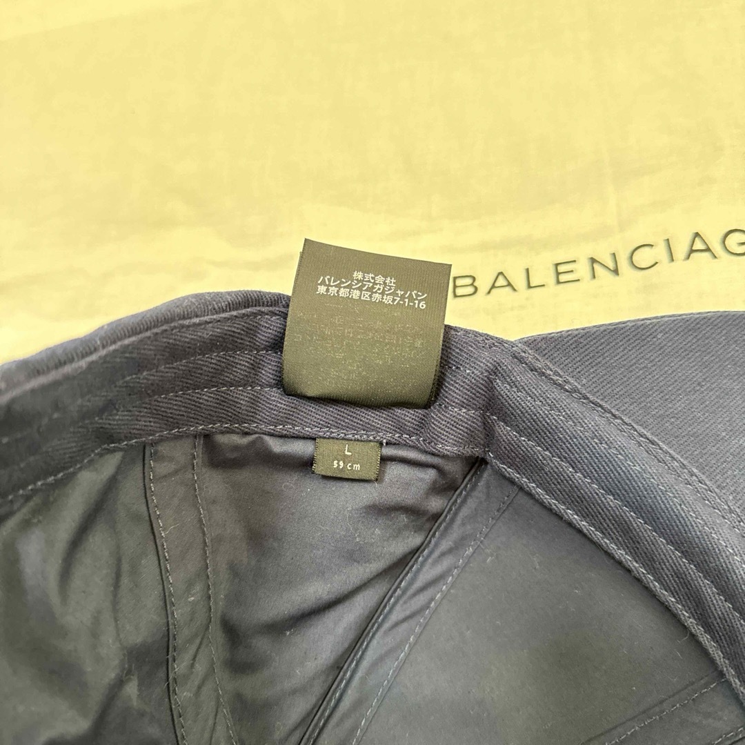 Balenciaga(バレンシアガ)の極美品！BALENCIAGA バレンシアガ　ベースボールキャップ　サイズL レディースの帽子(キャップ)の商品写真