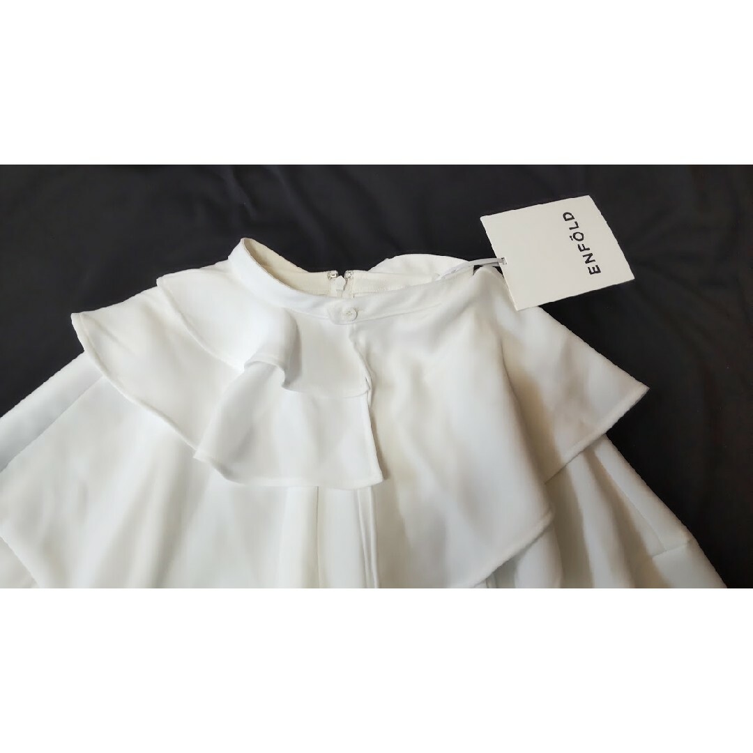 ENFOLD(エンフォルド)の新品　TWO WAY COLLAR BLOUSE 　ENFOLD レディースのトップス(シャツ/ブラウス(長袖/七分))の商品写真