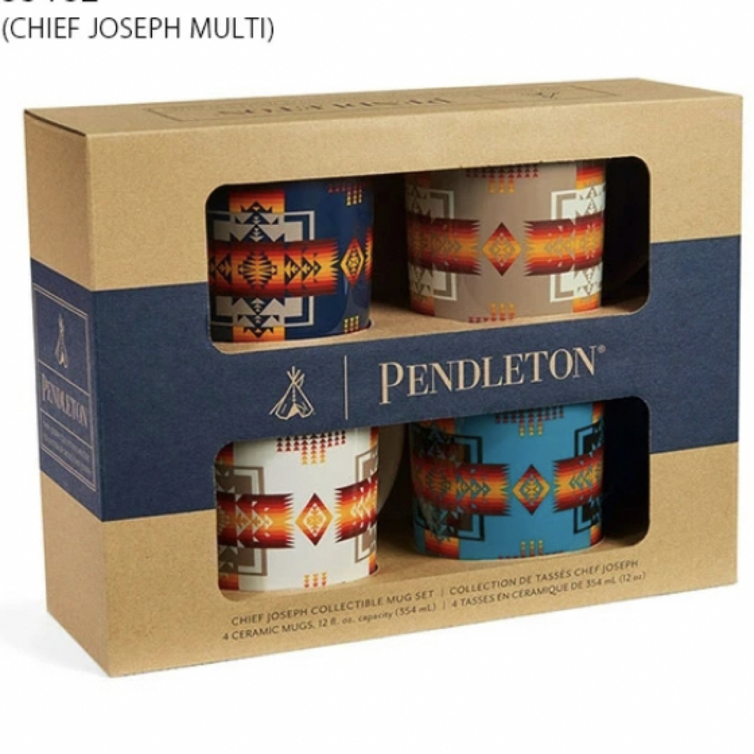 PENDLETON(ペンドルトン)の【PENDLETON】マグセット コレクション 4個セット マグカップ  インテリア/住まい/日用品のキッチン/食器(グラス/カップ)の商品写真