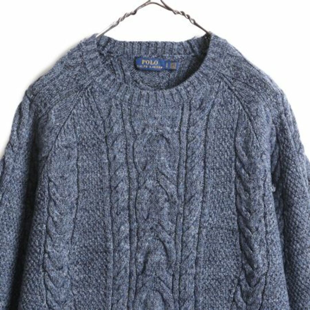 Ralph Lauren - ポロ ラルフローレン コットン ケーブル ニット Ralph Lauren - ポロ ラルフローレン コットン ケーブル ニット