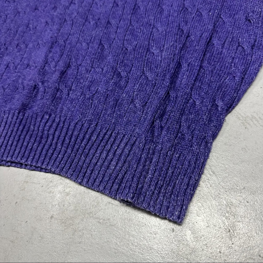 POLO RALPH LAUREN(ポロラルフローレン)のPOLO RALPH LAUREN ニット セーター 紫 メンズのトップス(ニット/セーター)の商品写真
