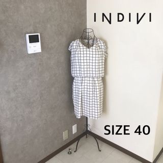 INDIVI - インディヴィ♡1度着用　ワンピース　40