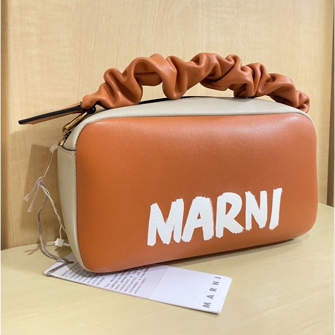 Marni(マルニ)の《付属品完備》【⭐︎新品 未使用⭐︎】♡MARNI マルニ♡レザー ミニ バッグ レディースのバッグ(ハンドバッグ)の商品写真