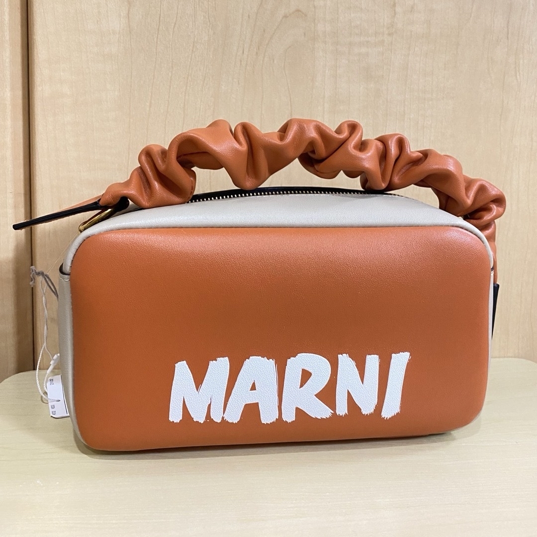 Marni(マルニ)の《付属品完備》【⭐︎新品 未使用⭐︎】♡MARNI マルニ♡レザー ミニ バッグ レディースのバッグ(ハンドバッグ)の商品写真