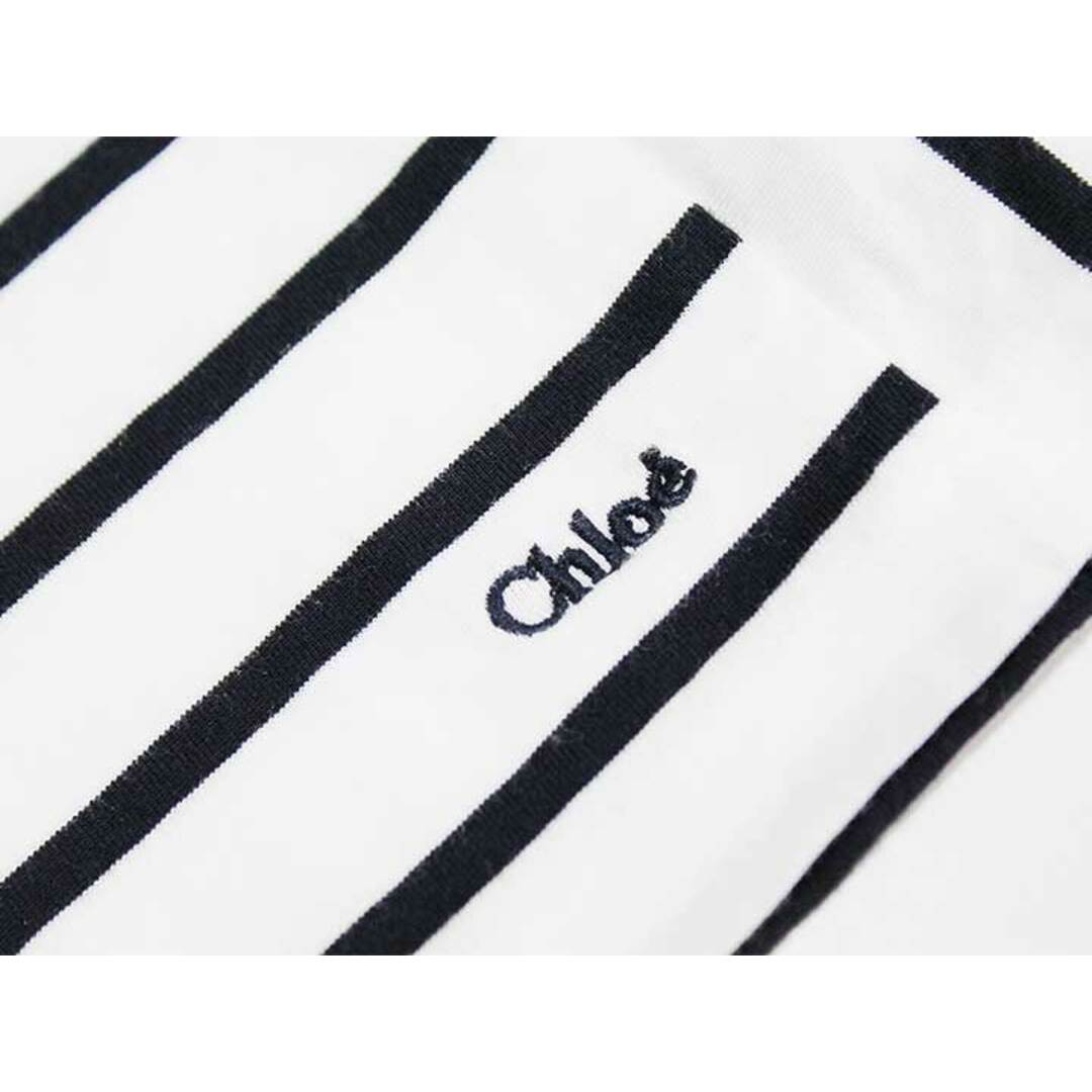 Chloe(クロエ)の‡クロエ/Chloe‡140cm ノースリーブワンピース/半袖ワンピース 白×紺【中古】子供服 キッズ kids ジュニア 女の子 夏 316032 onepi キッズ/ベビー/マタニティのキッズ服女の子用(90cm~)(ワンピース)の商品写真