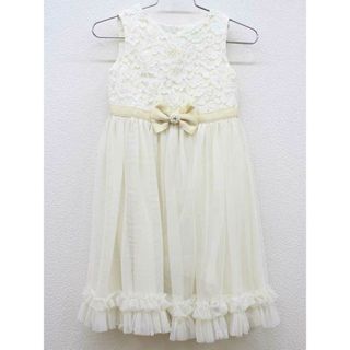 トッカバンビーニ(TOCCA BAMBINI)の【新入荷!】▽トッカ/TOCCA BAMBINI▽100cm ノースリーブドレス オフホワイト フォーマル 入園式 結婚式 発表会 七五三 冠婚葬祭【中古】子供服 キッズ kids 女の子 lessons 803042(ドレス/フォーマル)