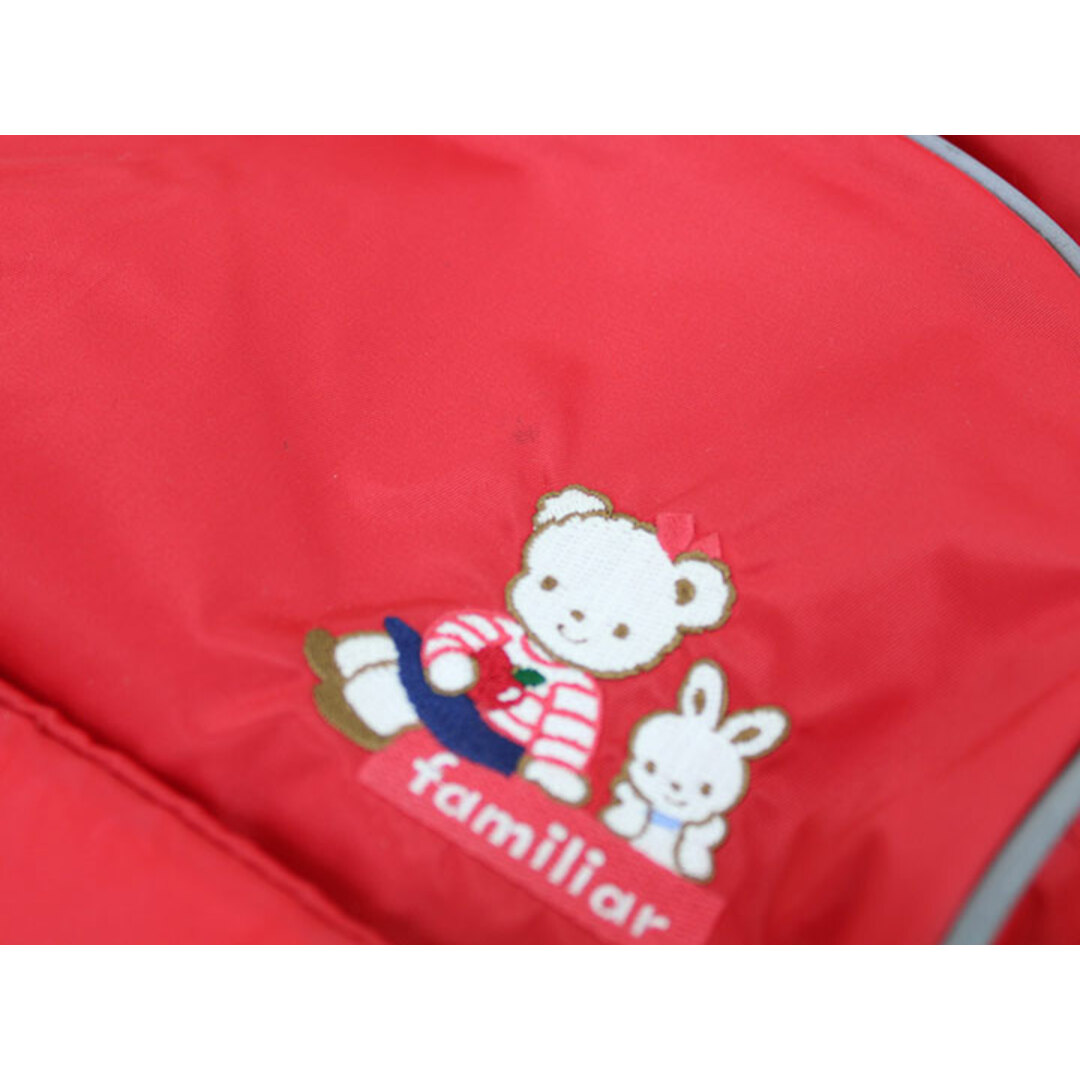 familiar(ファミリア)の【新入荷!】▲ファミリア/familiar▲9L(M) リュック/デイパック/バッグ 赤  遠足 ピクニック お稽古 通園 通学【中古】子供 キッズ kids 女の子 春夏秋冬 bagetc 603042 キッズ/ベビー/マタニティのこども用バッグ(リュックサック)の商品写真