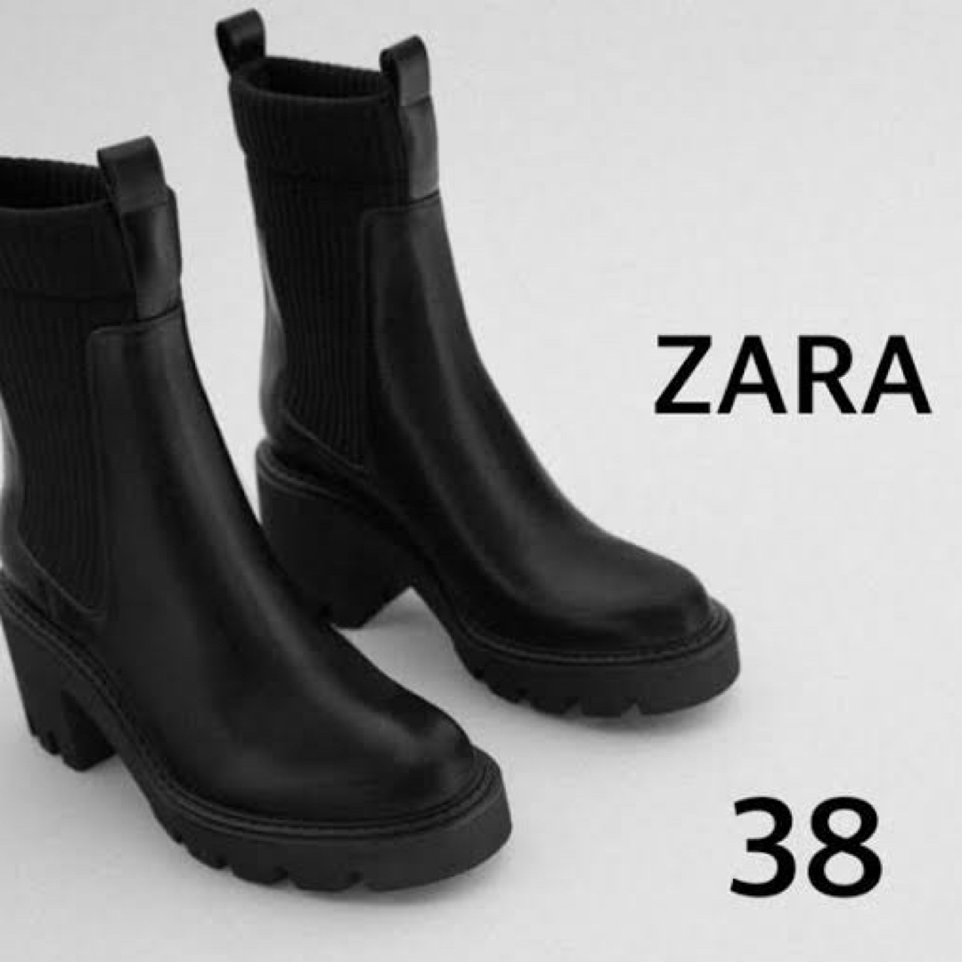 ZARA(ザラ)のZARA アンクルブーツ レディースの靴/シューズ(ブーツ)の商品写真