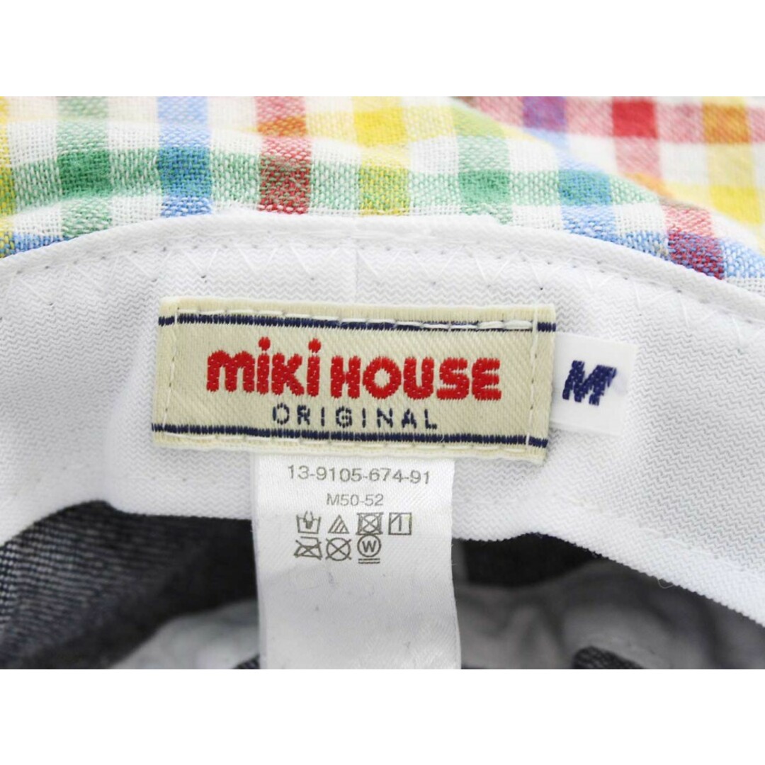 mikihouse(ミキハウス)の【春物 新入荷!】◇ミキハウス/MIKIHOUSE◇50-52cm ハット/帽子 インディゴ アウトドア キャンプ ピクニック 日よけ 熱中症対策【中古】子供 キッズ kids 男の子 春夏 bagetc 013042 キッズ/ベビー/マタニティのこども用ファッション小物(帽子)の商品写真