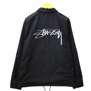 ステューシー(STUSSY)のステューシー ストックロゴ バックプリント クルーズ コーチジャケット L(その他)