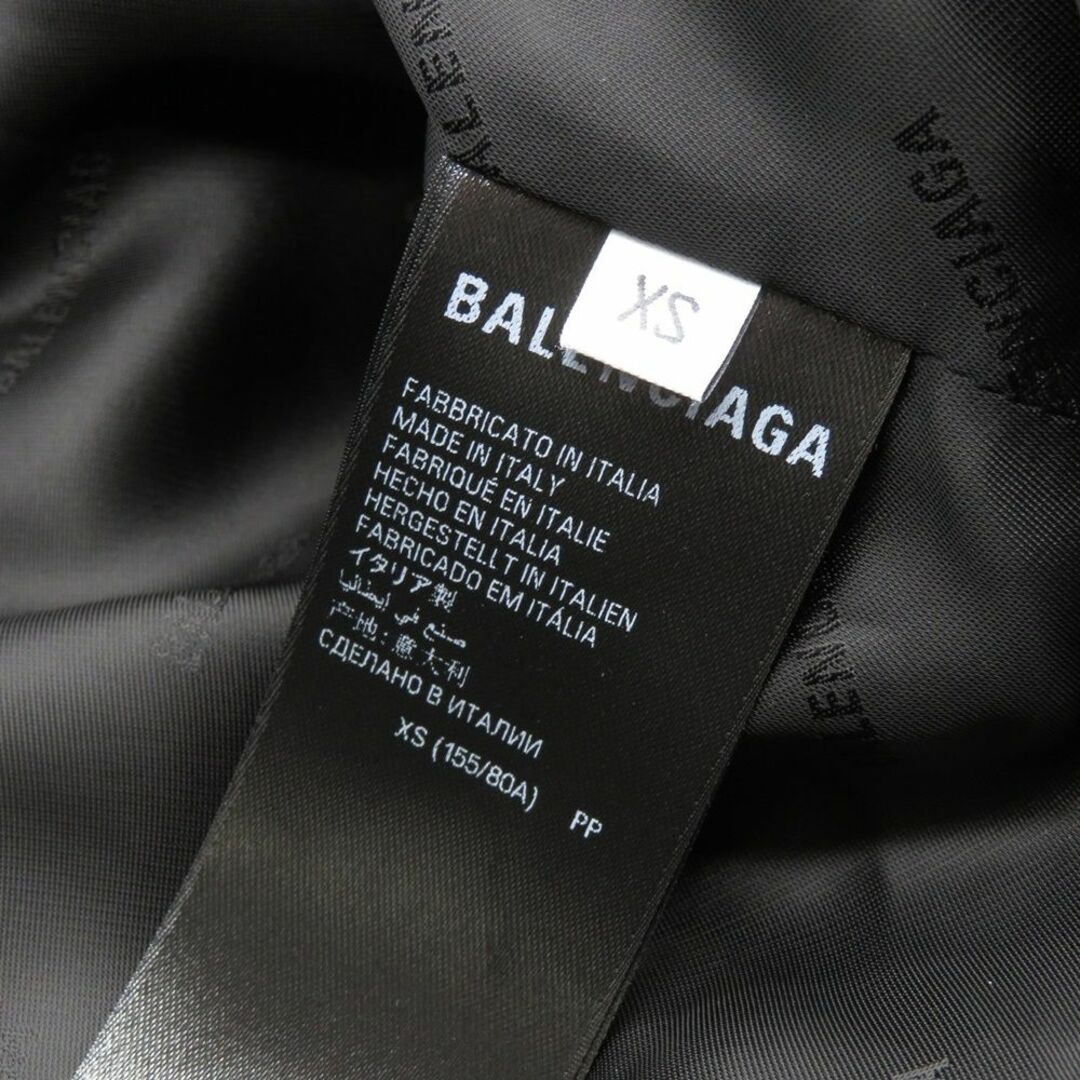 Balenciaga(バレンシアガ)のBALENCIAGA 23ss MINIMAL TRACKSUIT BLACK サイズXS 746473 TMO17 メンズのジャケット/アウター(ナイロンジャケット)の商品写真