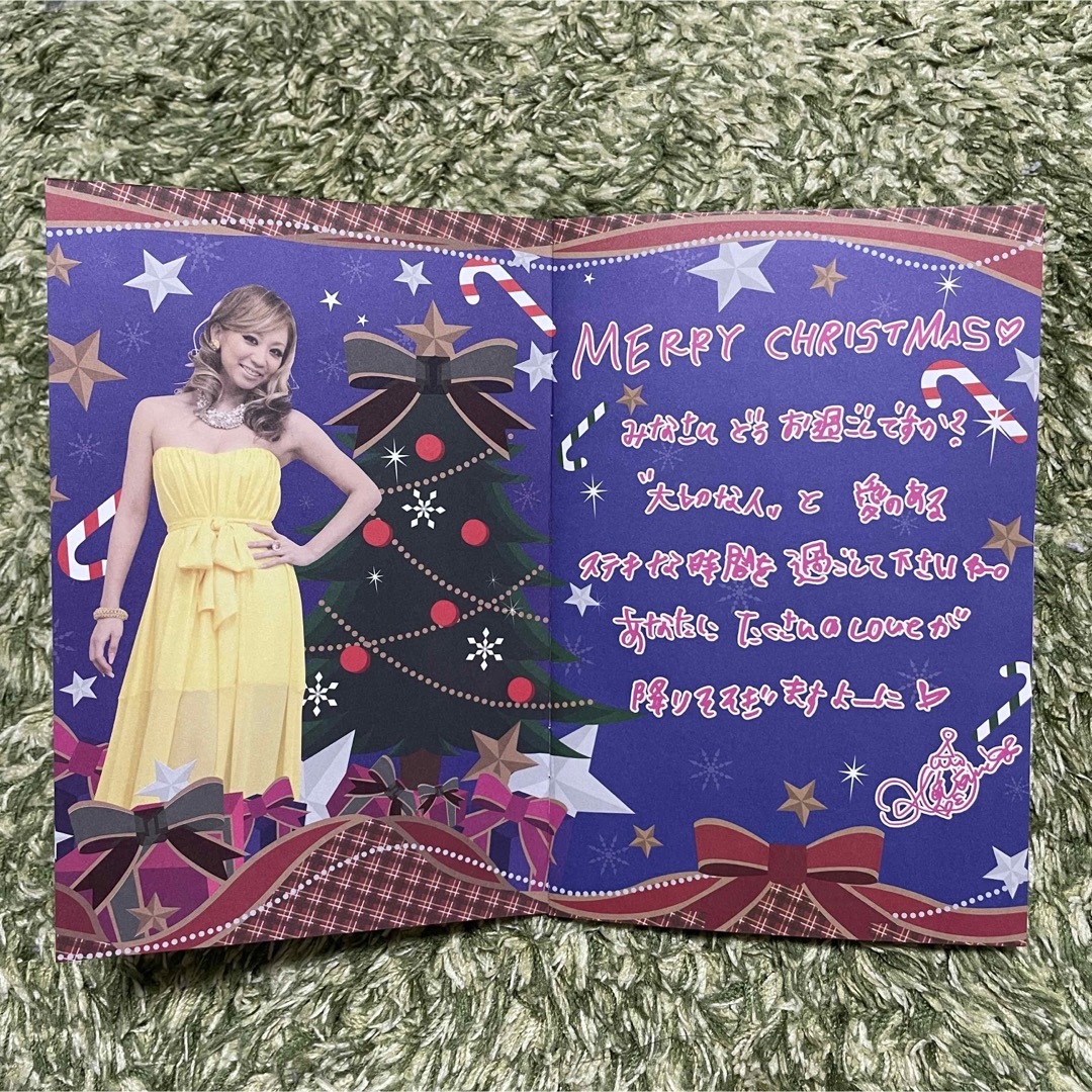 avex(エイベックス)の倖田來未/ファンクラブ限定クリスマスカード・年賀状・ポチ袋非売品 エンタメ/ホビーのタレントグッズ(ミュージシャン)の商品写真