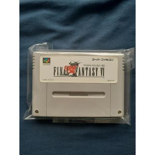 スクウェアエニックス(SQUARE ENIX)の【中古・電池交換済】 ファイナルファンタジー6　動作確認済　セーブ可能(家庭用ゲームソフト)