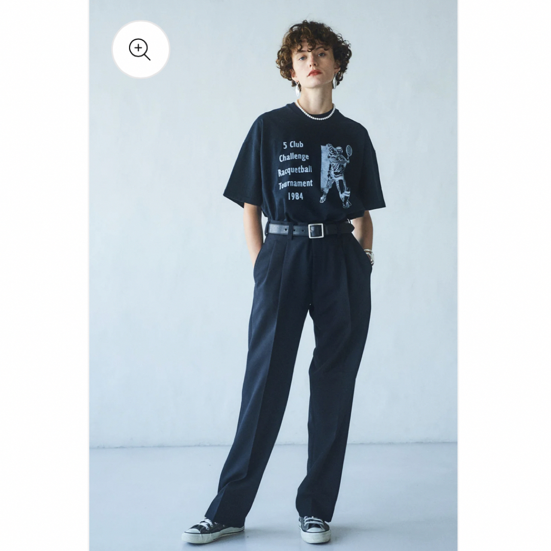 Shinzone(シンゾーン)のCINCH Oblada OFFICER PANTS NAVY 23 レディースのパンツ(カジュアルパンツ)の商品写真