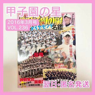 輝け甲子園の星　2016年3月号　VOL.236　高校野球　野球