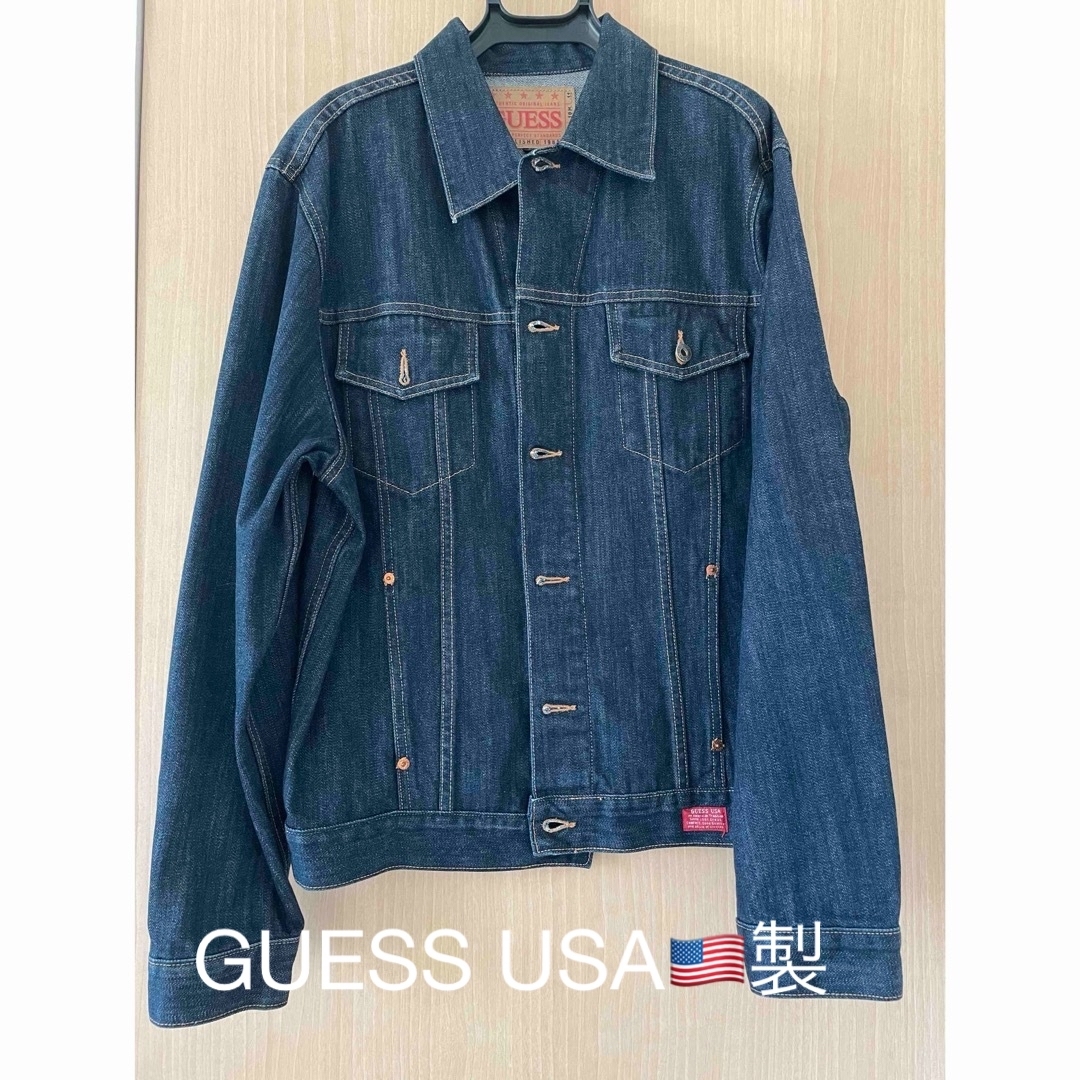 GUESS(ゲス)のGUESS アメリカ製　デニムジャケット メンズのジャケット/アウター(Gジャン/デニムジャケット)の商品写真