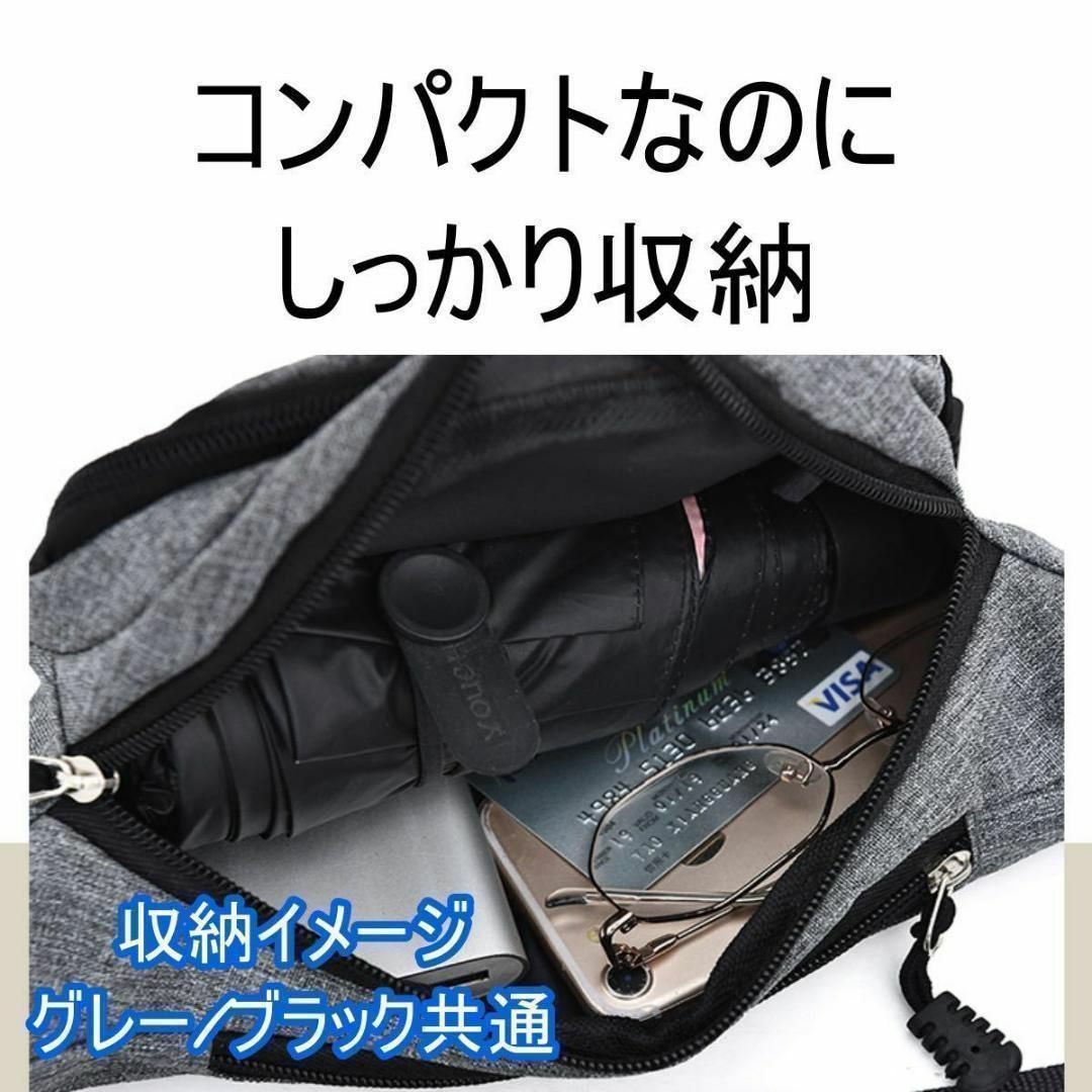 ウエストポーチ メンズ レディース ボディバッグ ウエストバッグ スマホポーチ レディースのバッグ(ボディバッグ/ウエストポーチ)の商品写真