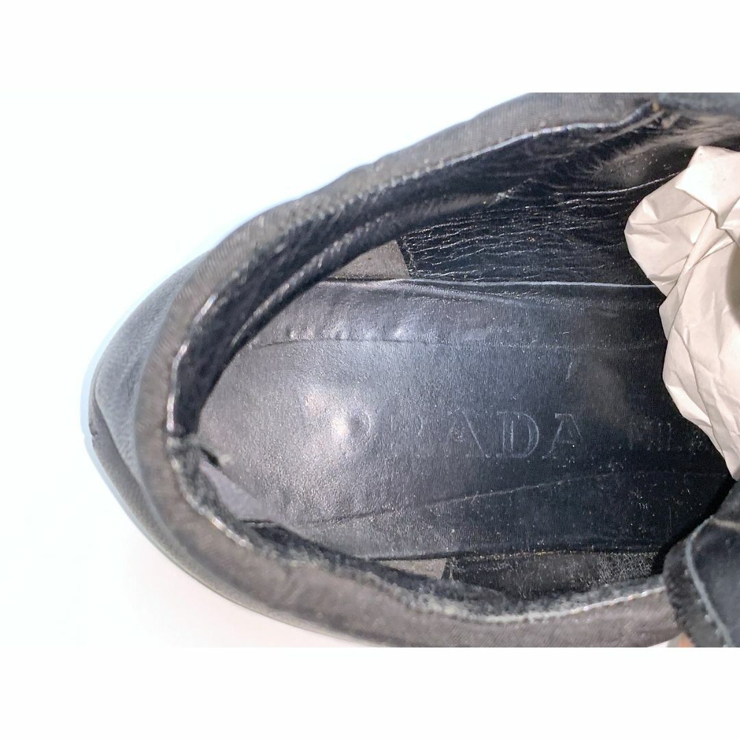 PRADA(プラダ)のプラダ 24cm程度（表記なし） スニーカー 黒 D3 レディースの靴/シューズ(スニーカー)の商品写真