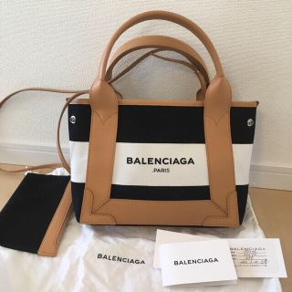 バレンシアガ(Balenciaga)の未使用♥️ BALENCIAGA ネイビーカバ XS 2016年SS限定💓(ハンドバッグ)