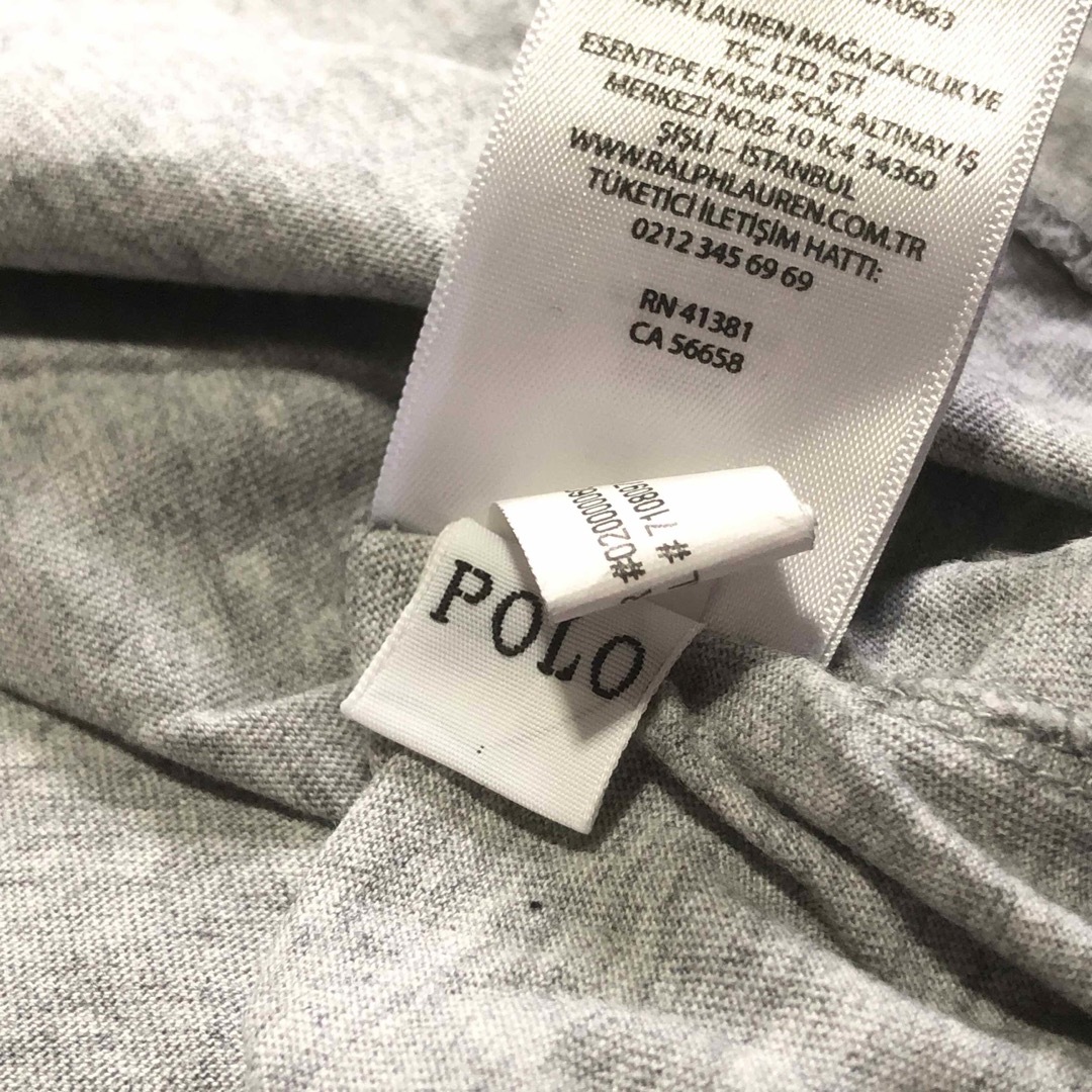POLO RALPH LAUREN(ポロラルフローレン)のPolo Ralph Lauren ロンt ポケt 両面プリント pロゴ ポニー メンズのトップス(Tシャツ/カットソー(七分/長袖))の商品写真