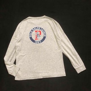 ポロラルフローレン(POLO RALPH LAUREN)のPolo Ralph Lauren ロンt ポケt 両面プリント pロゴ ポニー(Tシャツ/カットソー(七分/長袖))