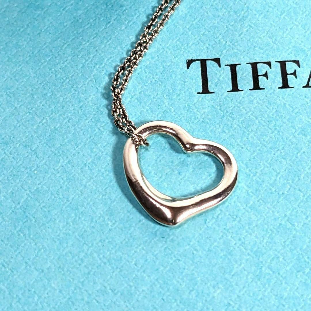 Tiffany & Co.(ティファニー)のTifani＆Co 　ティファニー　ネックレス　オープンハート　シルバー９２５ レディースのアクセサリー(ネックレス)の商品写真