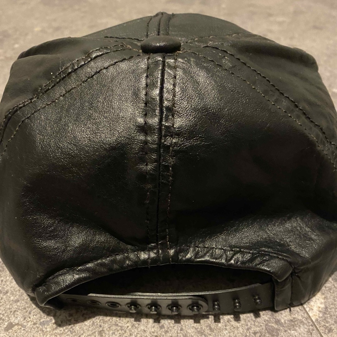 CHANEL(シャネル)のCHANEL vintage leather cap 80's メンズの帽子(キャップ)の商品写真